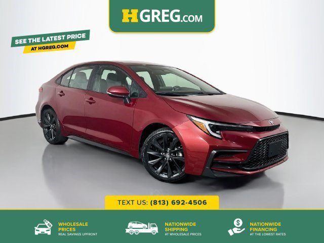 Used 2024 Ruby Flare Pearl Toyota SE image 1