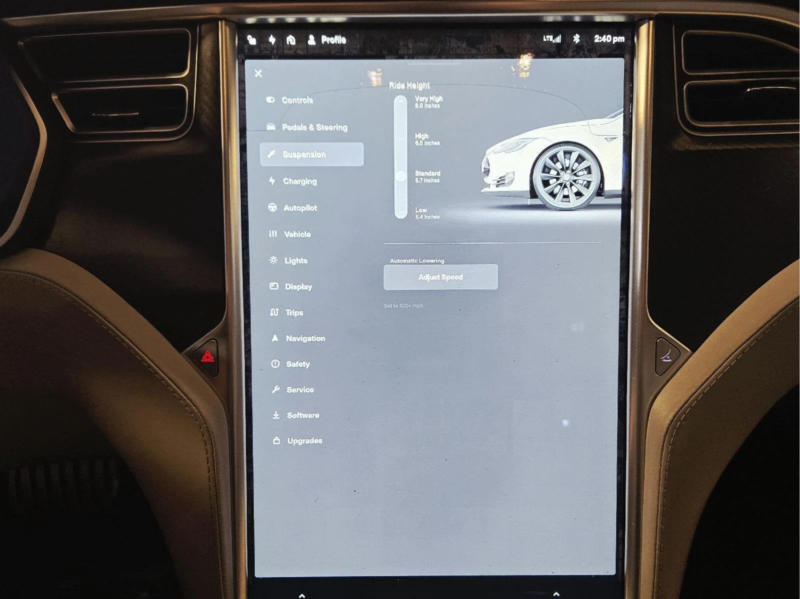 Used 2015 White Tesla P85D image 36