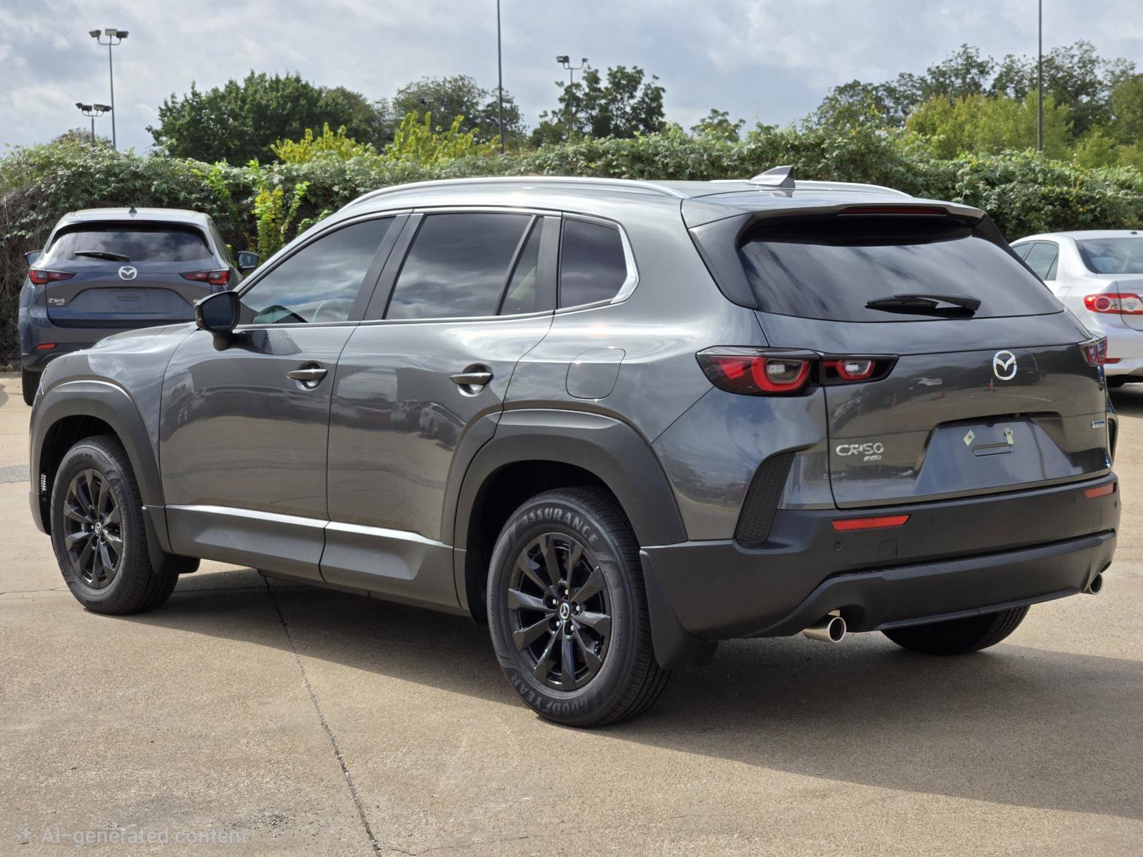New 2026 Machine Gray Metallic Mazda Preferred AWD image 4