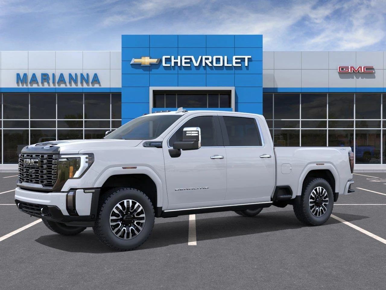 New 2026 Glacier White Tricoat GMC Denali Ultimate image 2