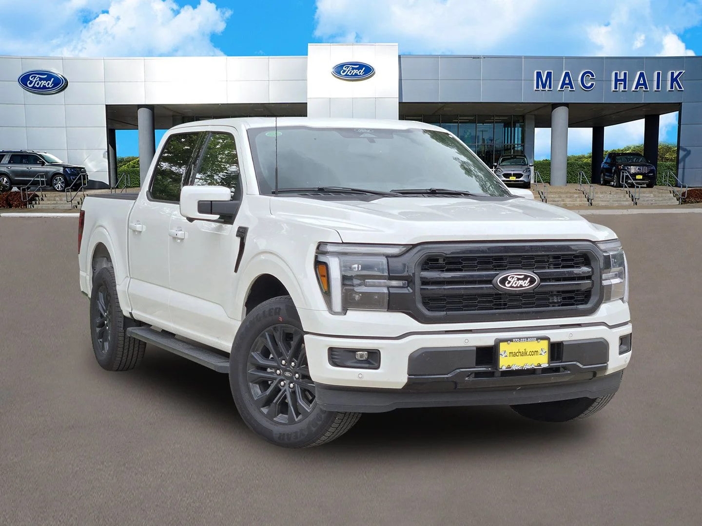 New 2026 Star White Metallic Tri-Coat Ford Lariat® image 1