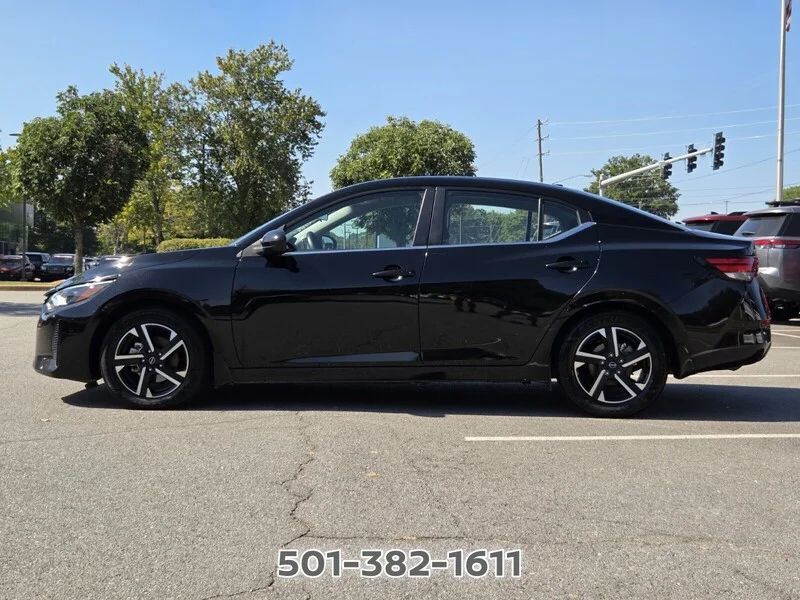 Used 2024 Super Black NISSAN SV CVT image 2