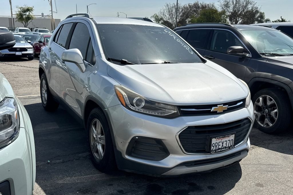 Used 2017 Chevrolet Trax LT with VIN 3GNCJLSB6HL134799 for sale in Whittier, CA