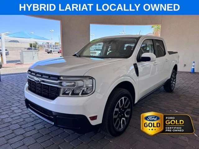 Certified Used 2022 Oxford White Ford Lariat image 1