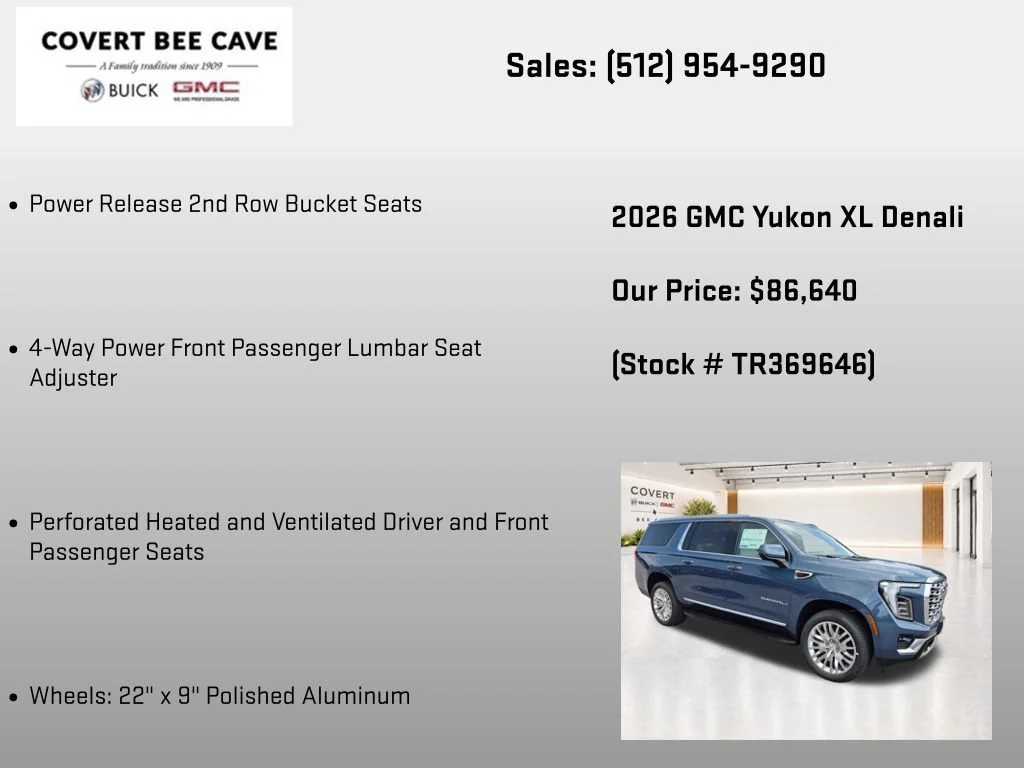 New 2026 Downpour Metallic GMC Denali image 25