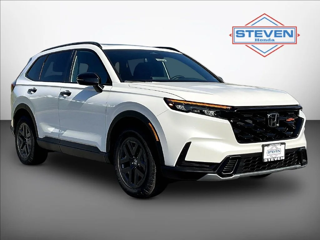 New 2026 Platinum White Pearl Honda AWD TrailSport Hybrid image 1