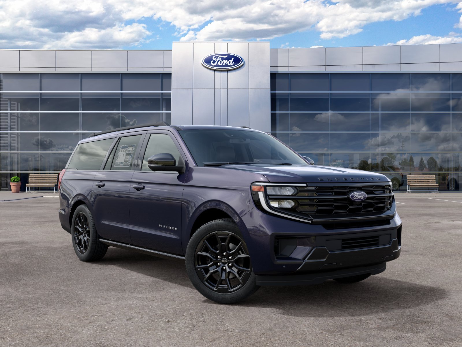 New 2027 Blue Ember Metallic Ford Platinum image 5
