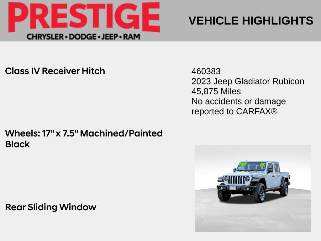 Used 2023 Silver Jeep Rubicon image 8