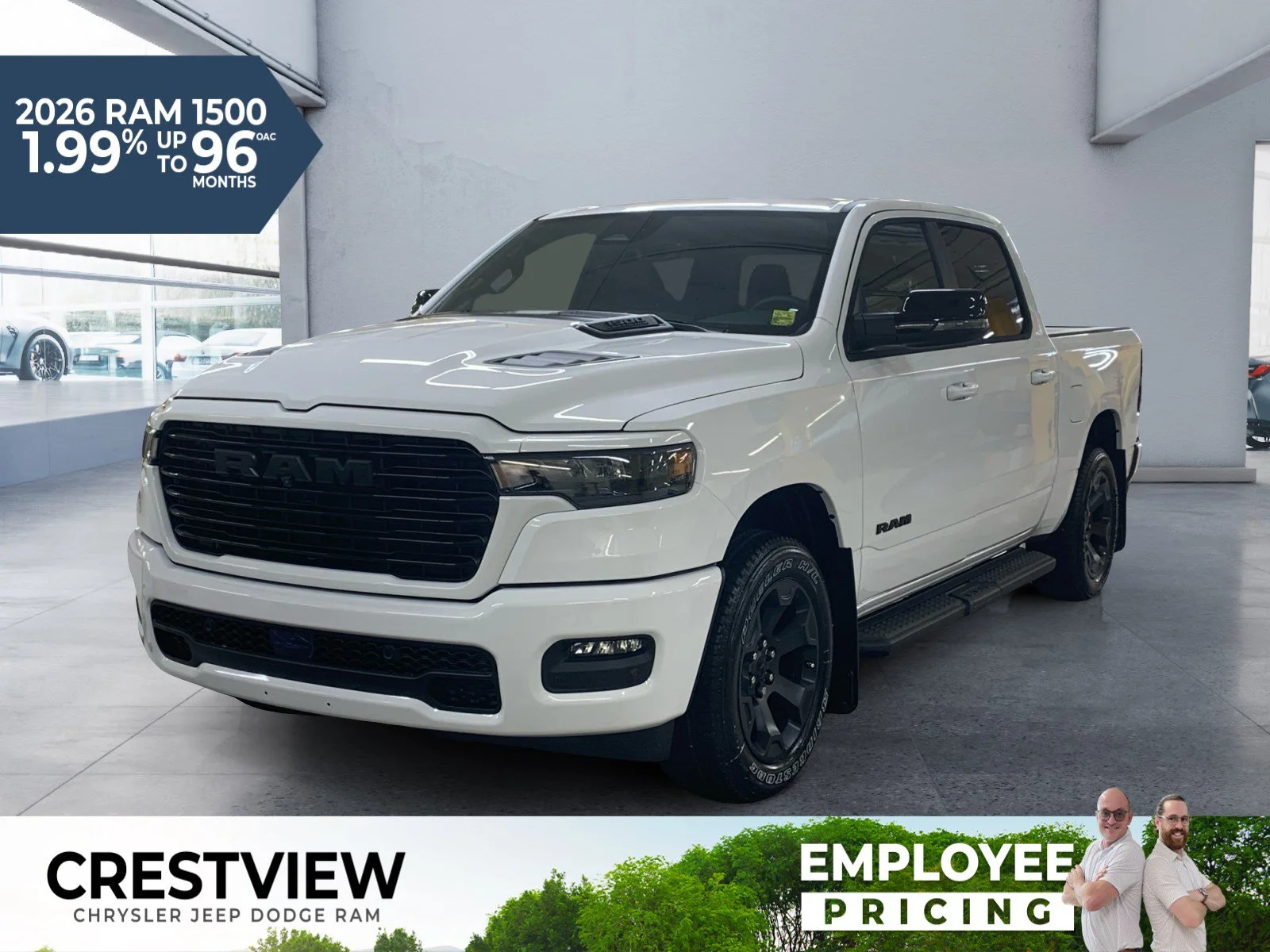 New 2026 Bright White Ram Sport image 1