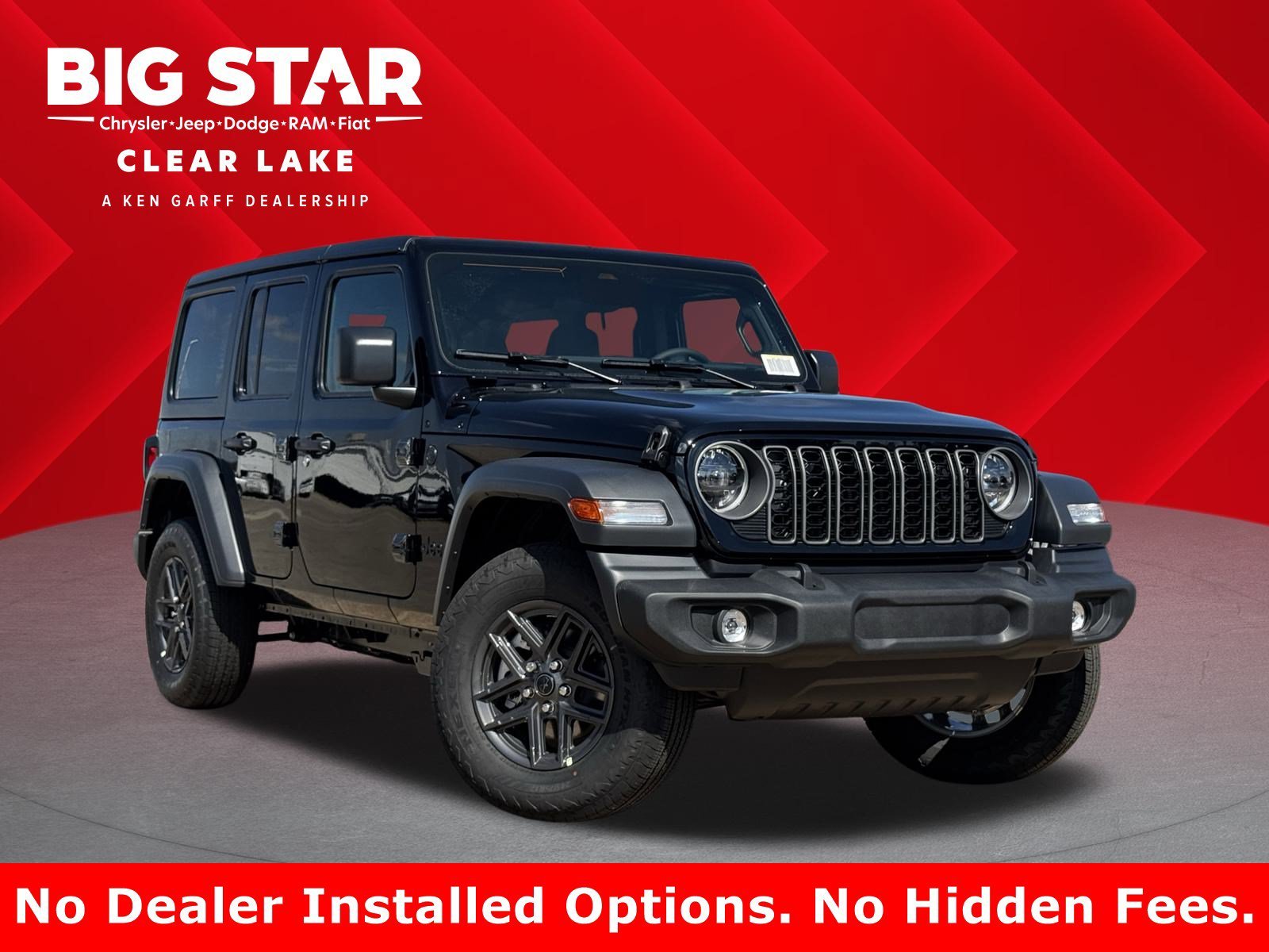 New 2026 Black Clear-Coat Exterior Paint Jeep Sport S image 1