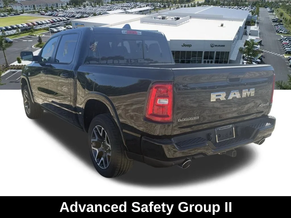 New 2026 Diamond Black Crystal Pearl-Coat Exterior Paint RAM Laramie image 6