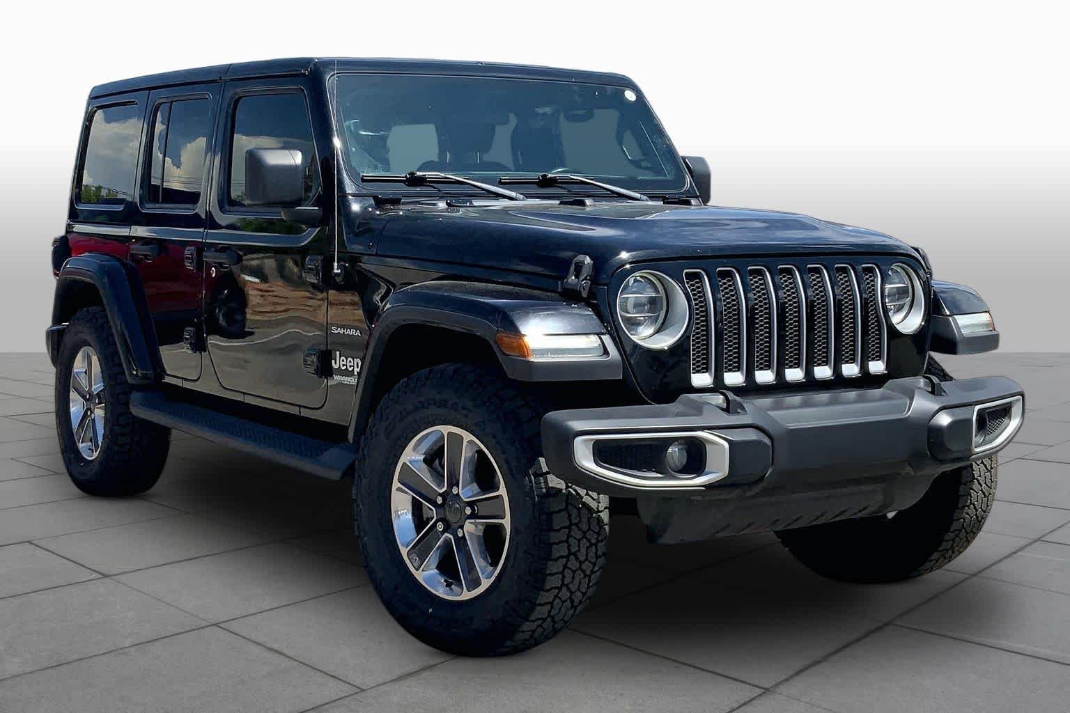 Used 2020 Black Clearcoat Jeep Sahara image 3