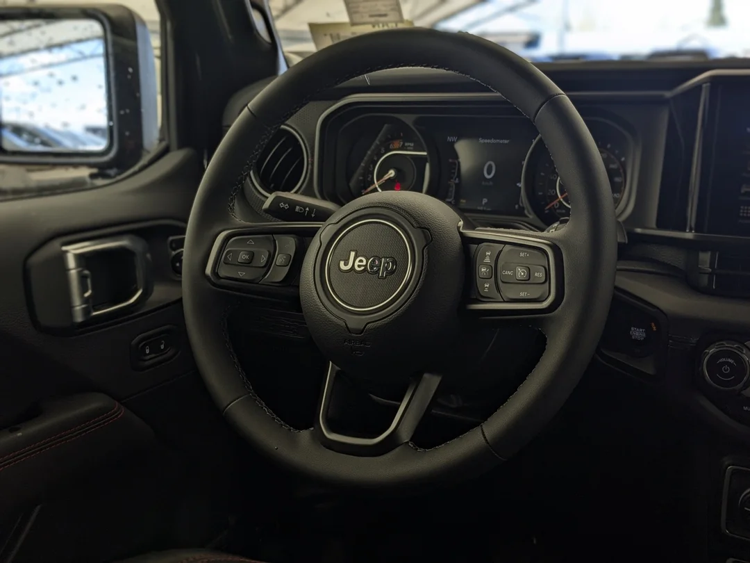 New 2026 Black Jeep Rubicon - - 4x4 - 3.6L V6 - Nappa Leather - 3-Pc Hardtop - Steel Perf Hood & More! image 14