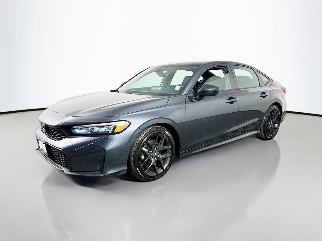Certified Used 2025 Meteorite Gray Metallic Honda 4D SPORT image 4