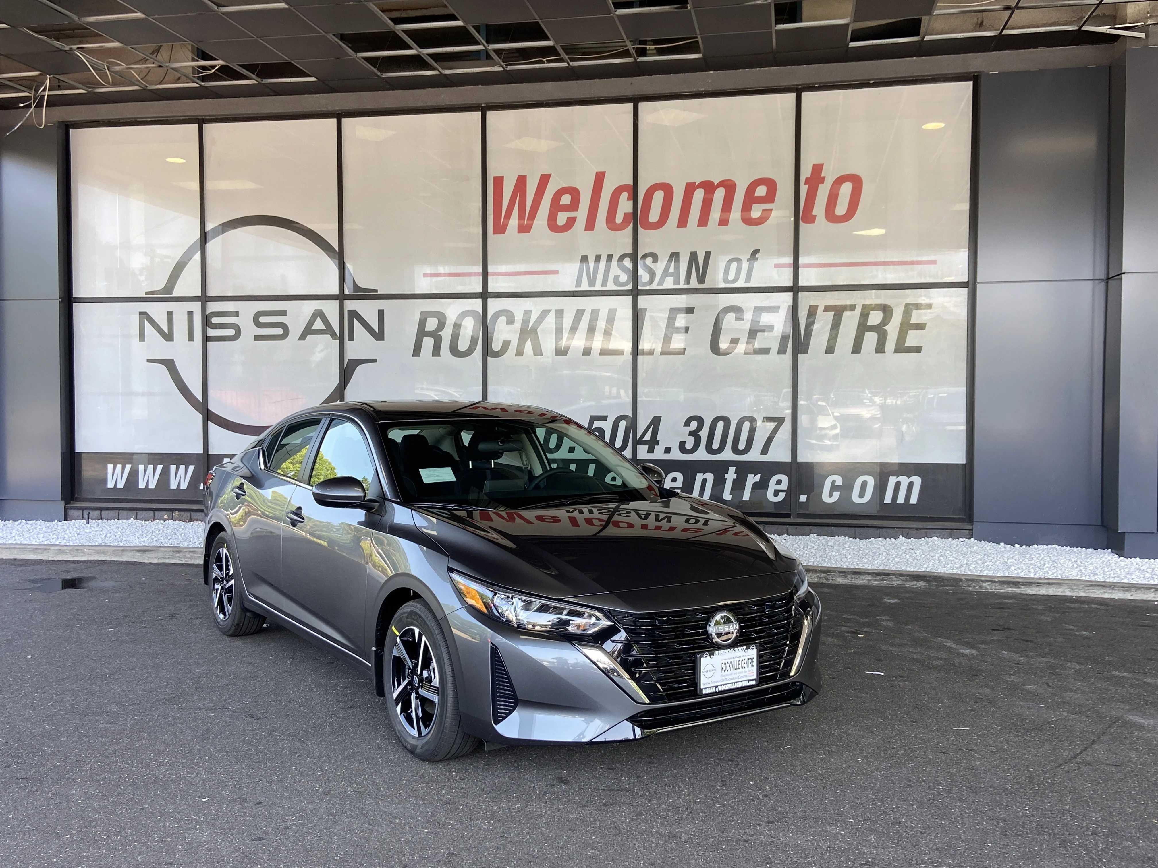 New 2025 Gun Metallic Nissan SV image 1