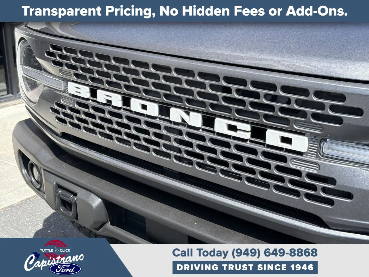Used 2023 Carbonized Gray Metallic Ford Badlands image 17