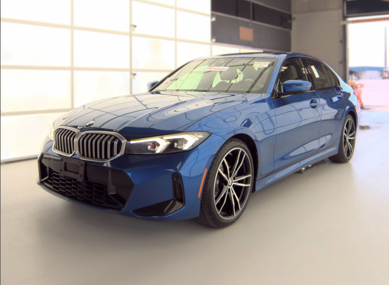 Used 2023 Blue BMW 330i xDrive image 1