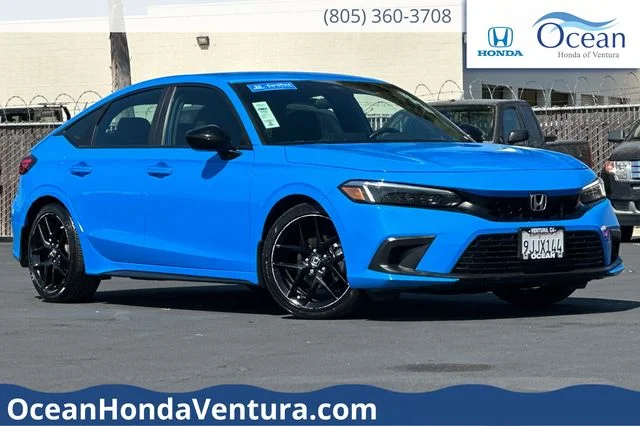Certified Used 2024 Boost Blue Pearl Honda Sport image 1