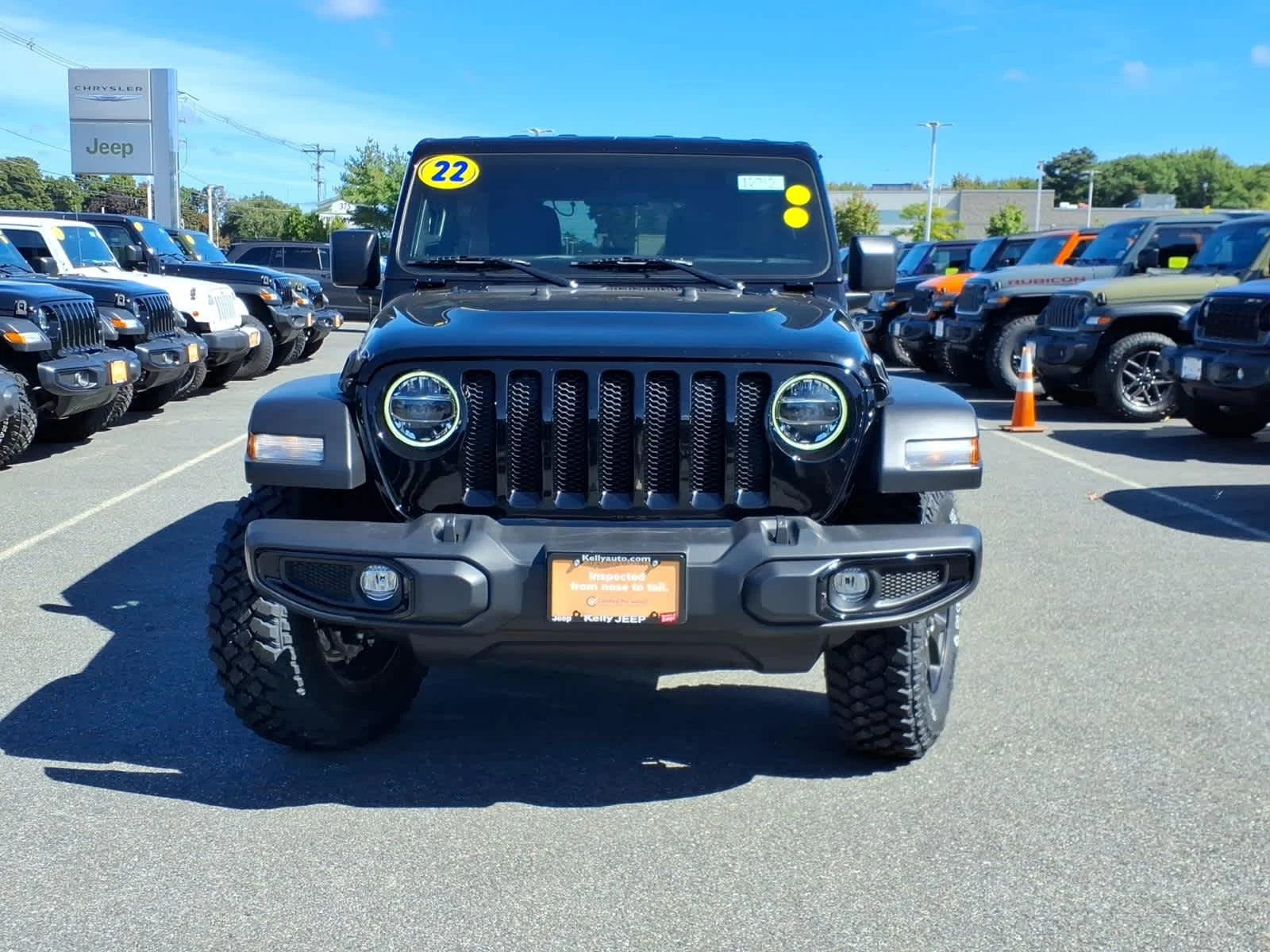 Certified Used 2022 Black Clearcoat Jeep Unlimited Willys image 3