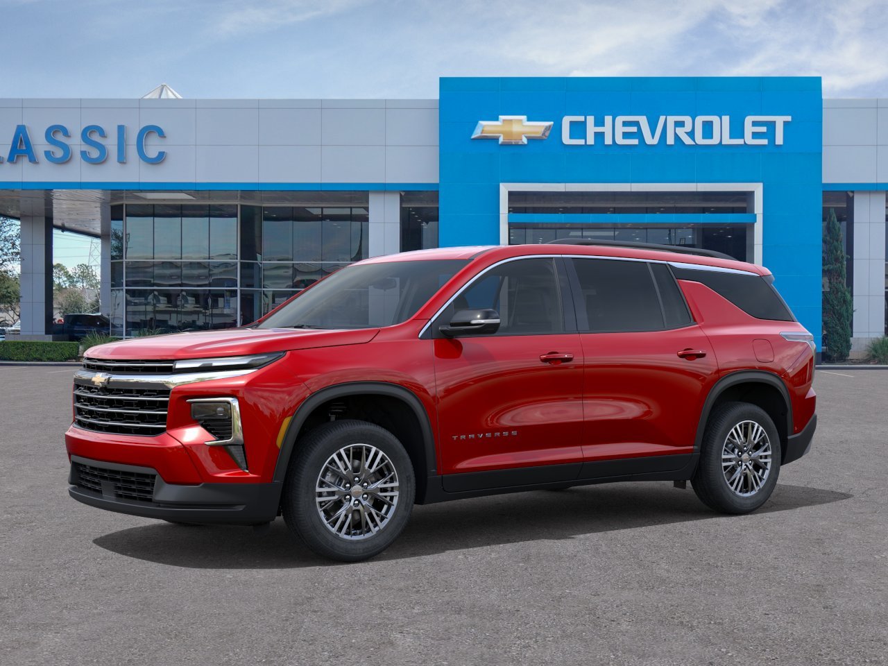 2026 Chevrolet Traverse LT Red at Classic Elite Chevrolet Hwy 6