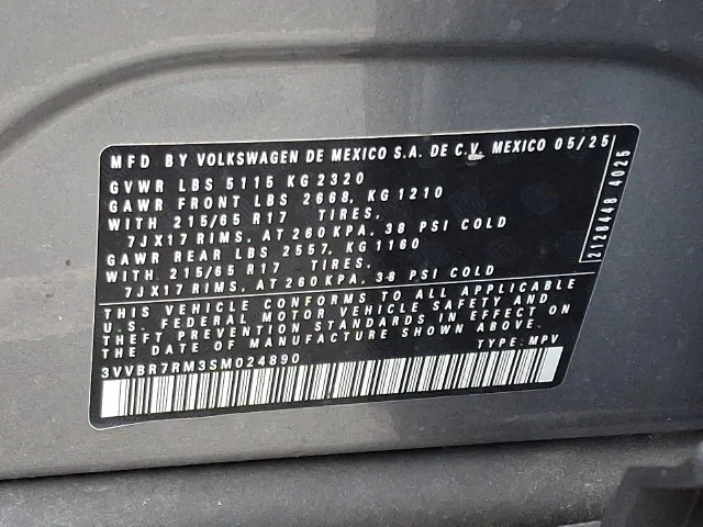 2025 Volkswagen Tiguan S - Photo 27