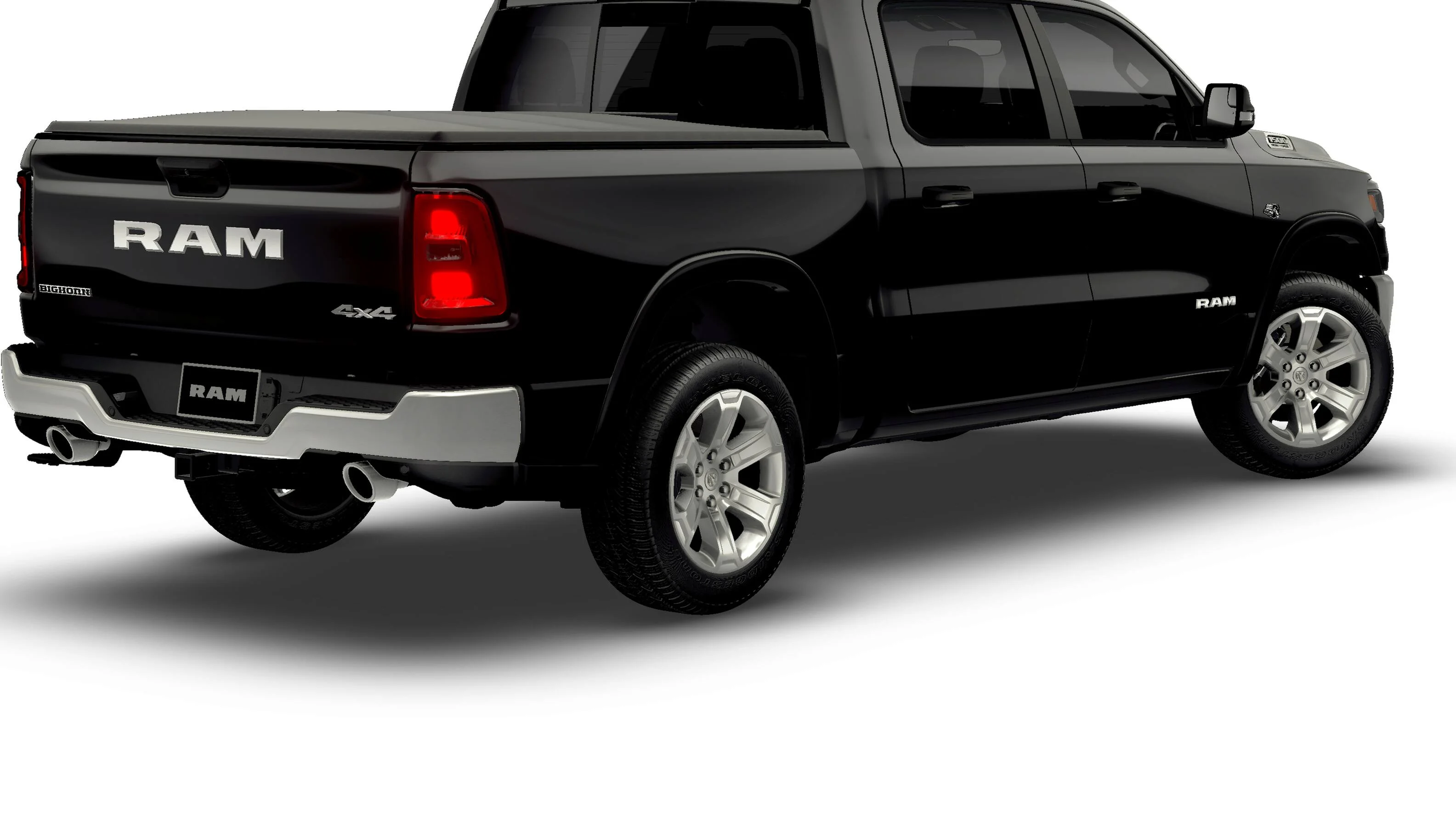 New 2026 Diamond Black Crystal Pearl-Coat Exterior Paint RAM Big Horn/Lone Star image 2