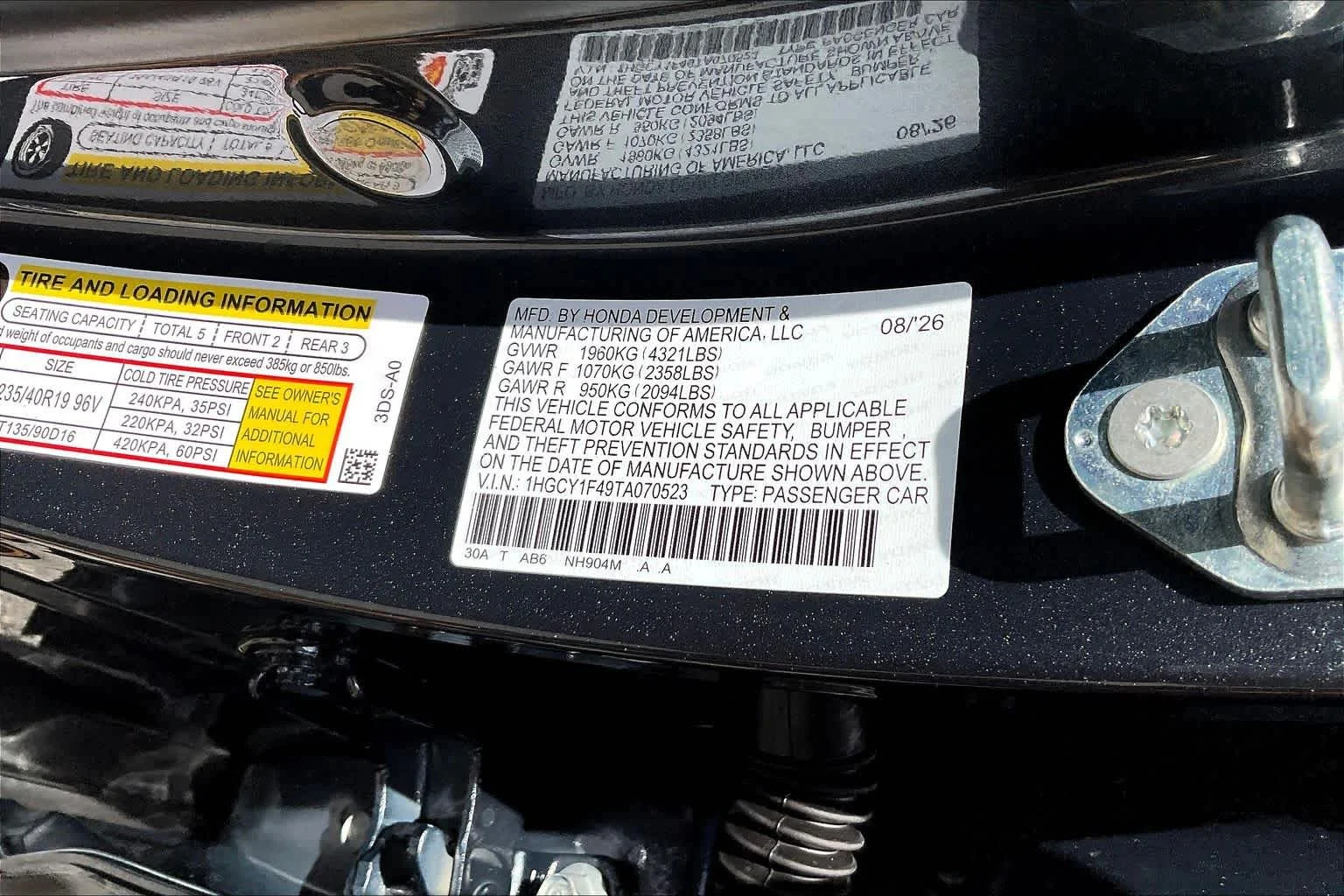 New 2026 Meteorite Gray Metallic Honda SE image 19