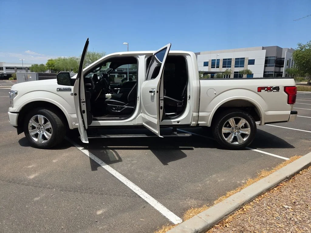 Used 2018 White Ford Platinum image 2