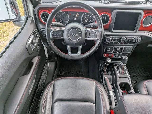 Used 2022 Bright White Cl Jeep Unlimited Rubicon image 14