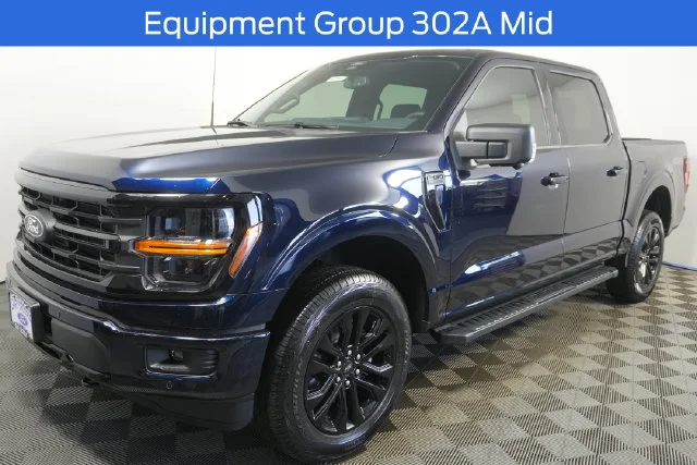 New 2026 Antimatter Blue Metallic Ford XLT image 4