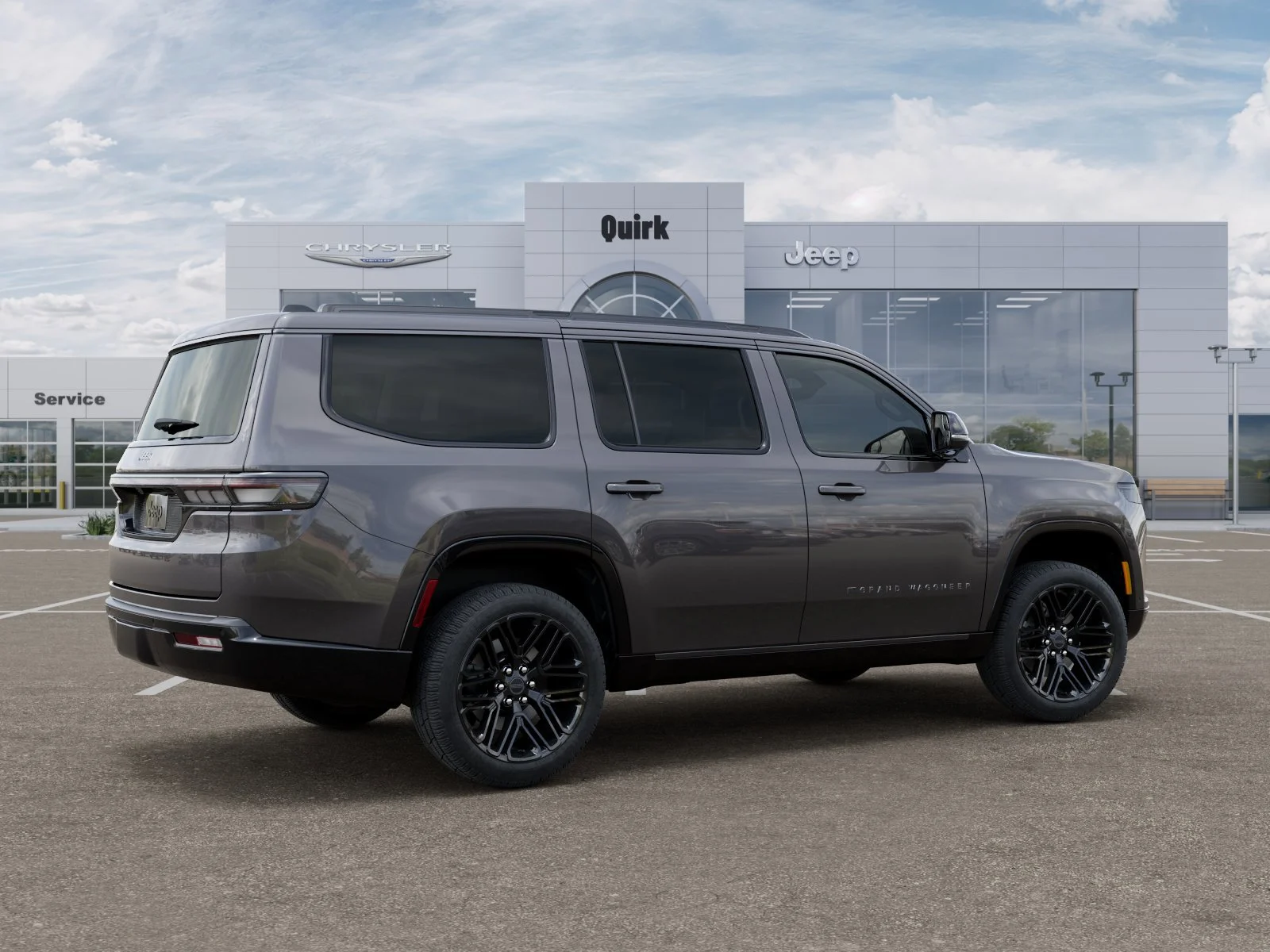 New 2026 Baltic-Gray Metallic Clear-Coat Exterior Paint Jeep Limited Reserve image 4
