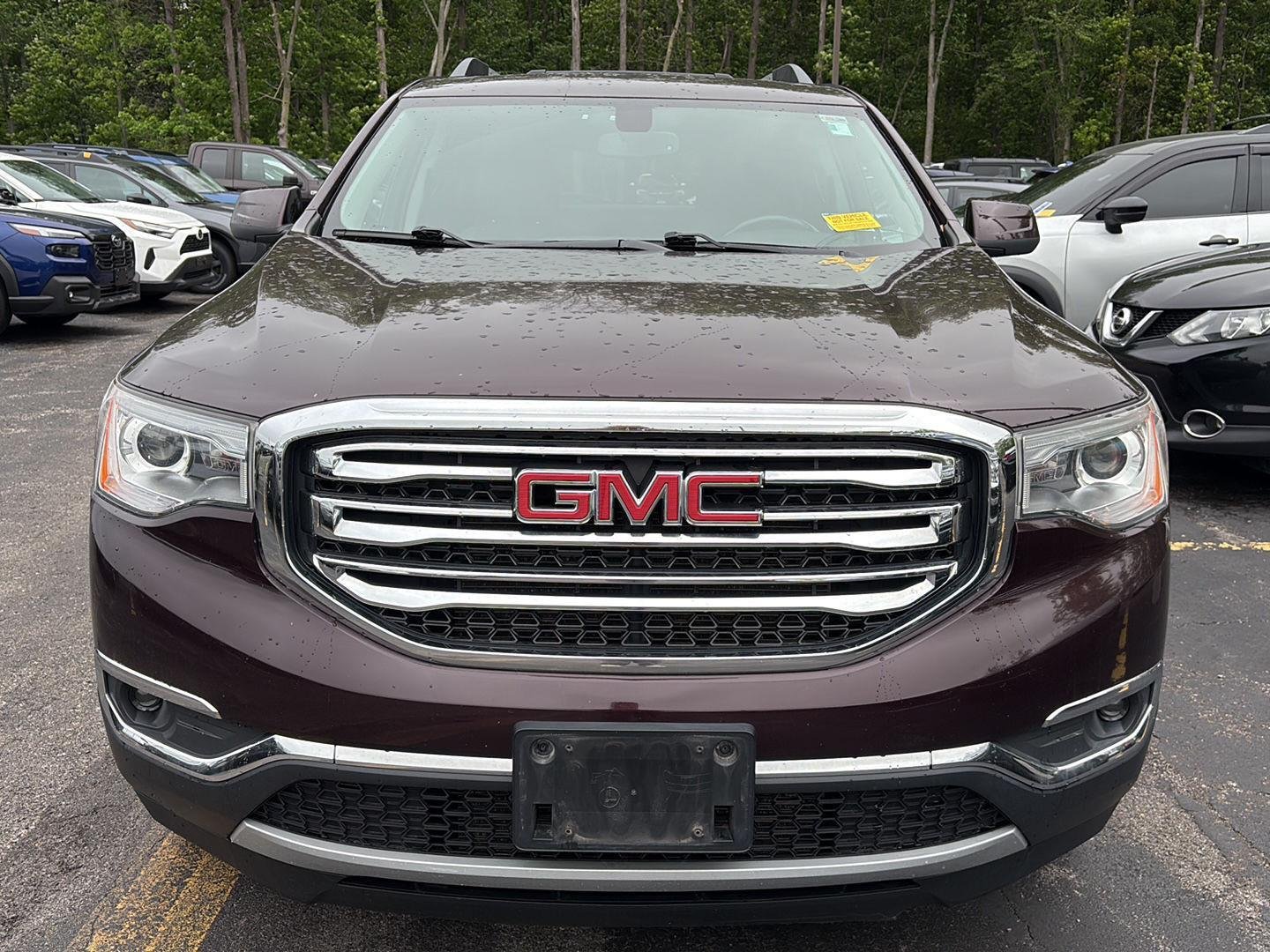 Used 2018 Black Cherry Metallic GMC SLT image 14