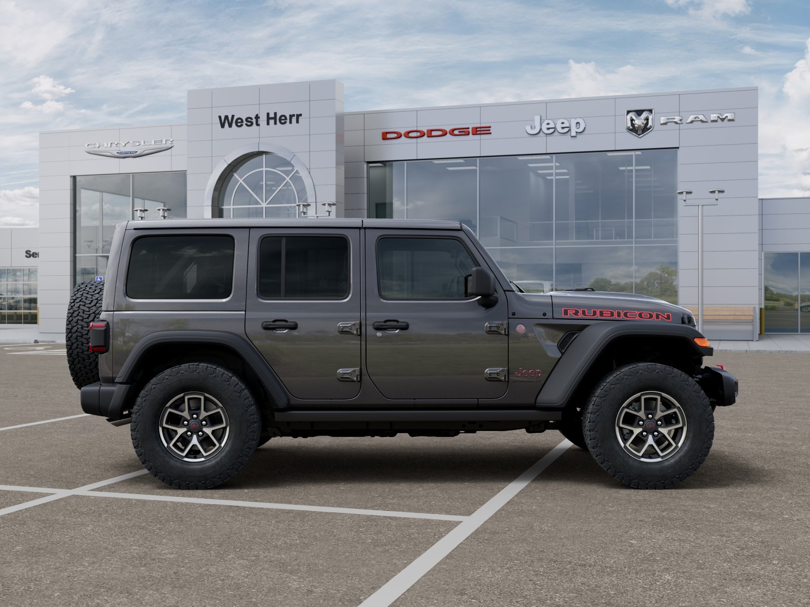 New 2026 Granite Crystal Metallic Clear-Coat Exterior Paint Jeep Rubicon image 71