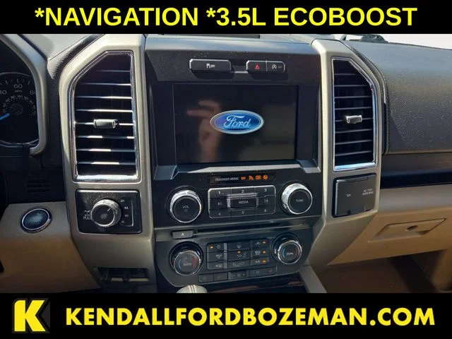 Used 2017 White Platinum Metallic Tri-Coat Ford Lariat image 14