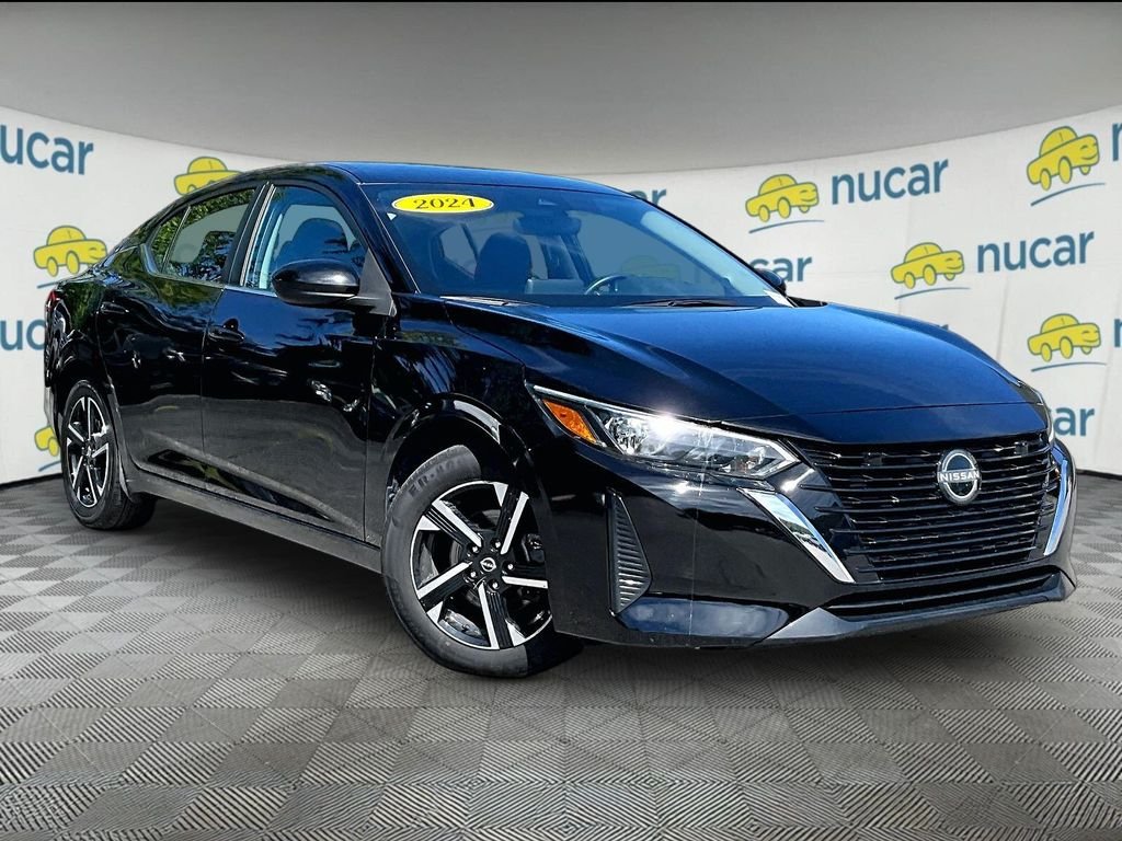 Used 2024 Super Black Nissan SV image 1