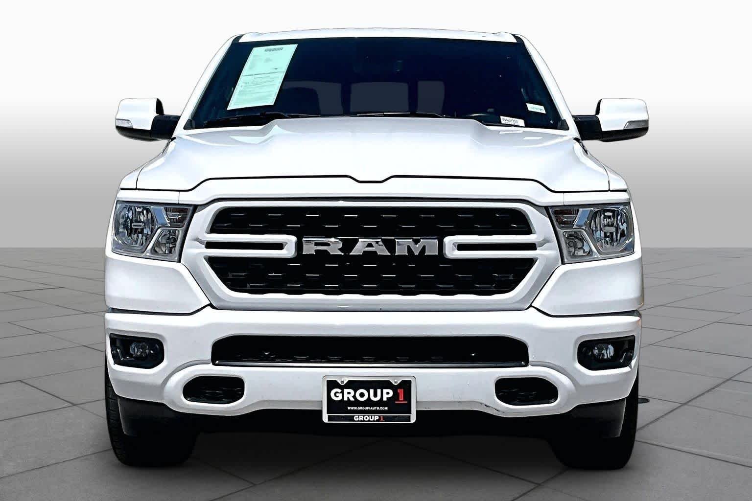 Used 2022 Bright White Clearcoat Ram Big Horn image 4