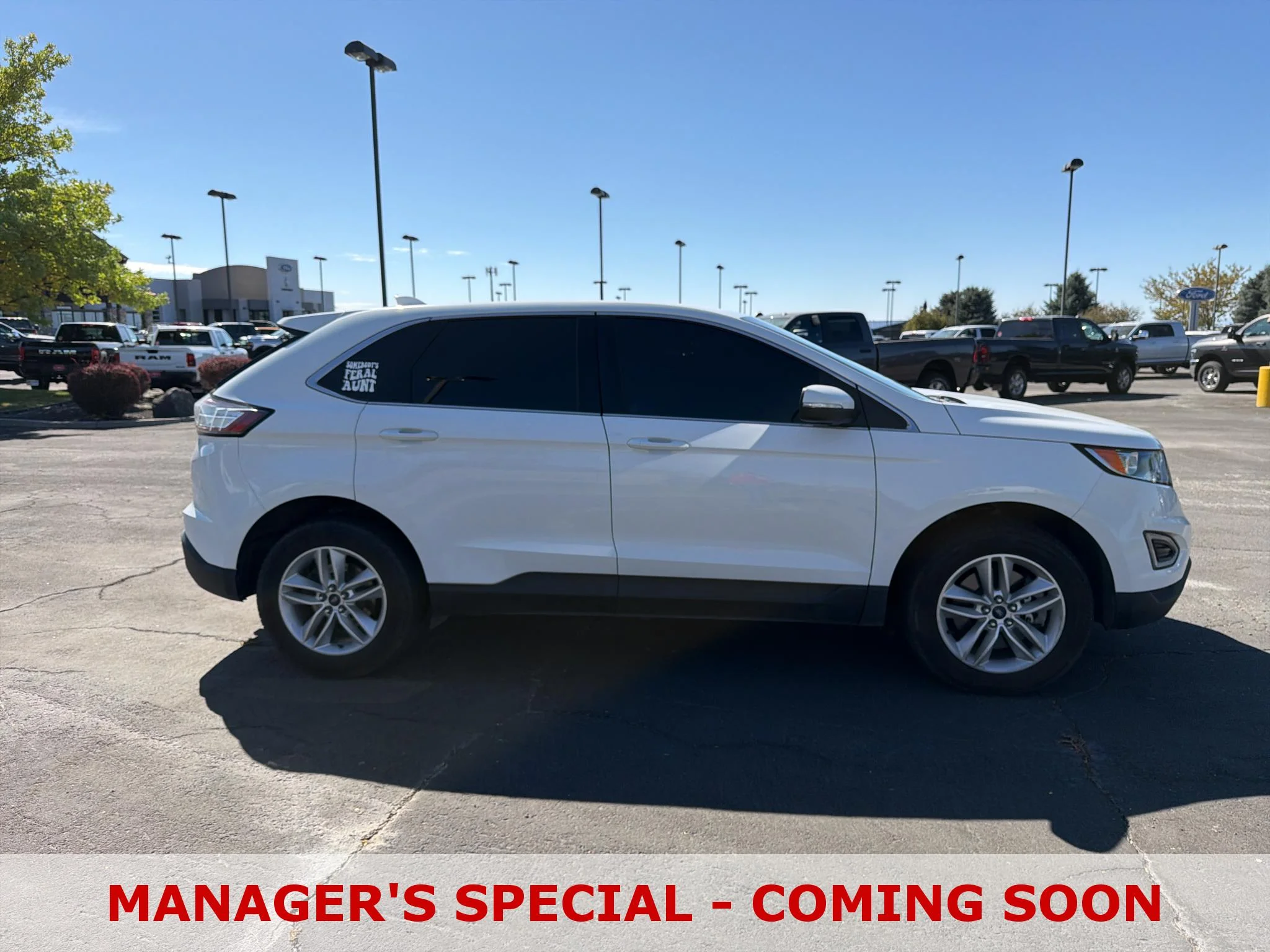 Used 2017 Oxford White Ford SEL image 4