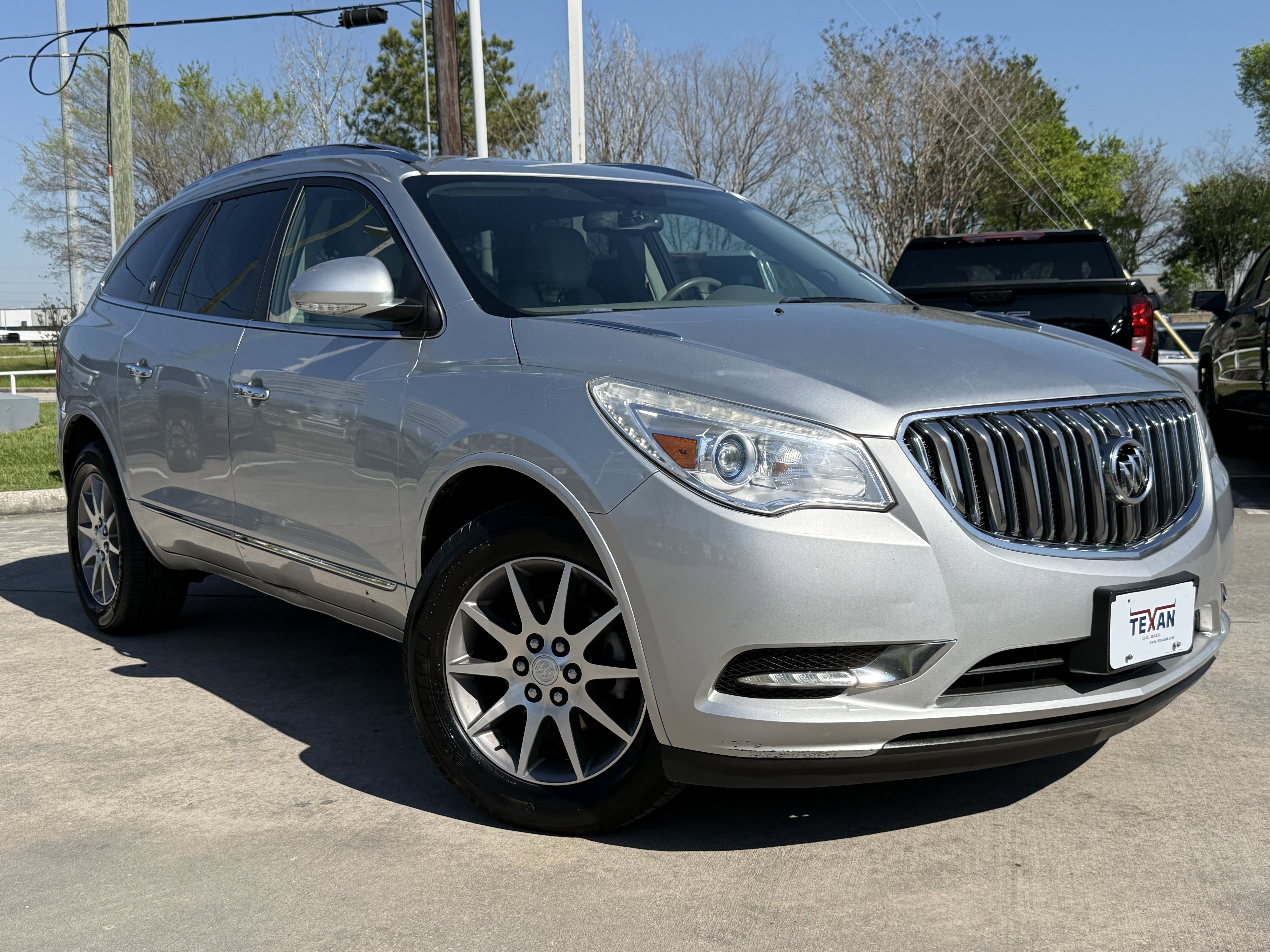 Used 2015 Buick Enclave Leather with VIN 5GAKRBKD8FJ177345 for sale in Humble, TX