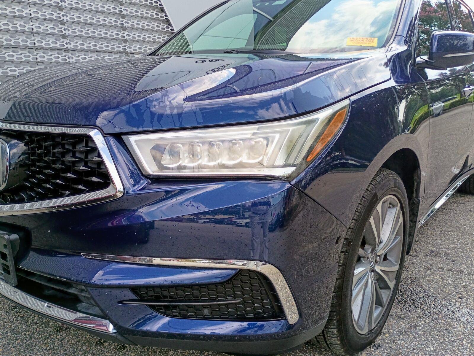 Used 2017 Fathom Blue Pearl Acura w/Technology Pkg image 3