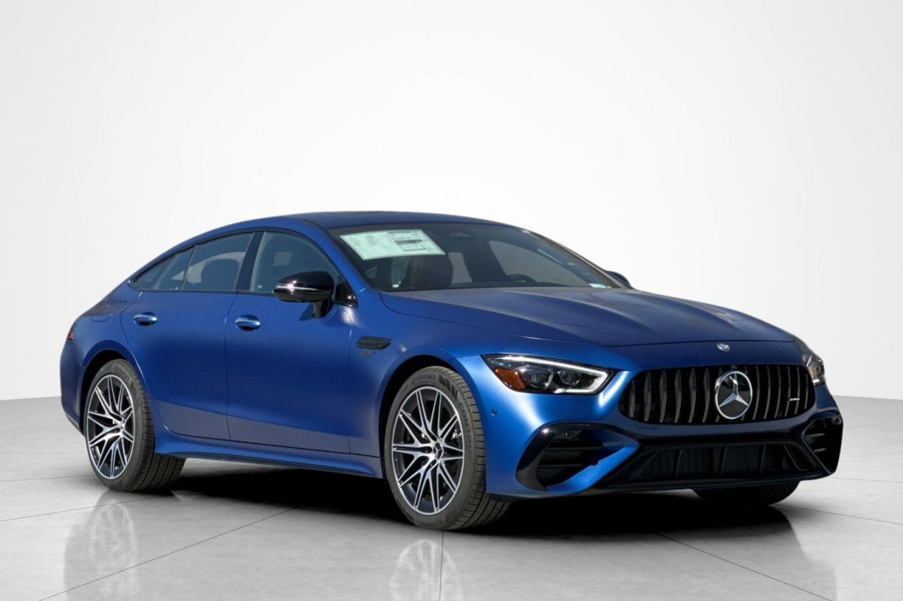 New 2026 MANUFAKTUR Starling Blue Magno Mercedes-Benz AMG® GT 43 4-Door Coupe image 7