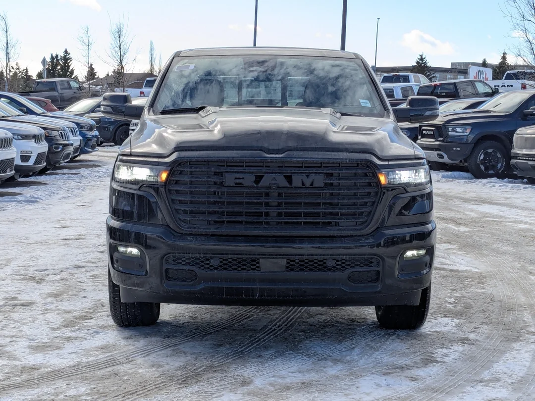 New 2026 Black RAM Sport - - Panoramic Sunroof - Sport Performance Hood - Hurricane Turbo - 3.92 Axle & More! image 3