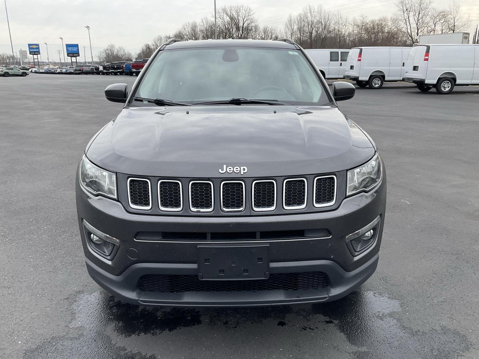 Used 2018 Jeep Compass Latitude with VIN 3C4NJCBB7JT265621 for sale in Corydon, IN