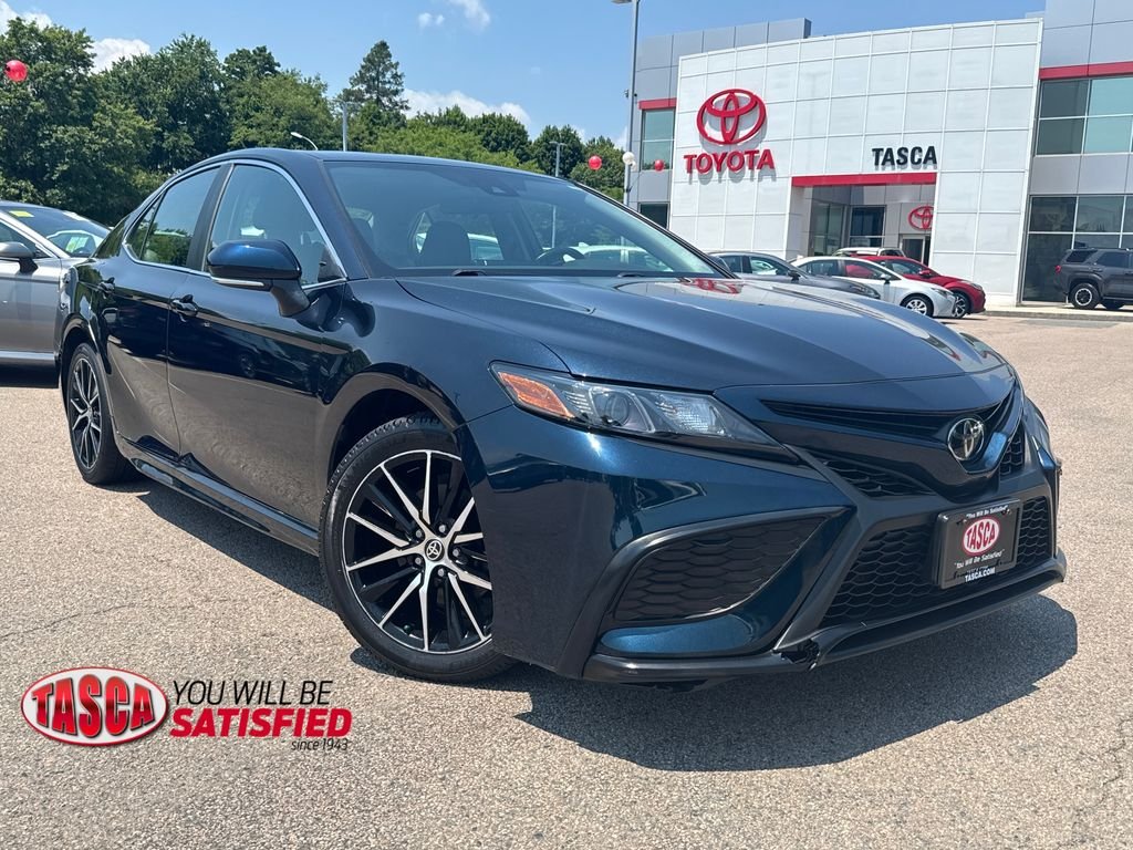Used 2021 Blue Toyota SE image 1