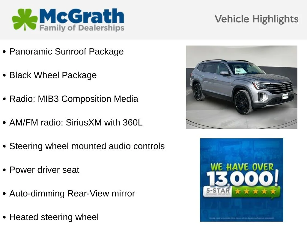 New 2026 Silver Volkswagen SE w/Technology image 5