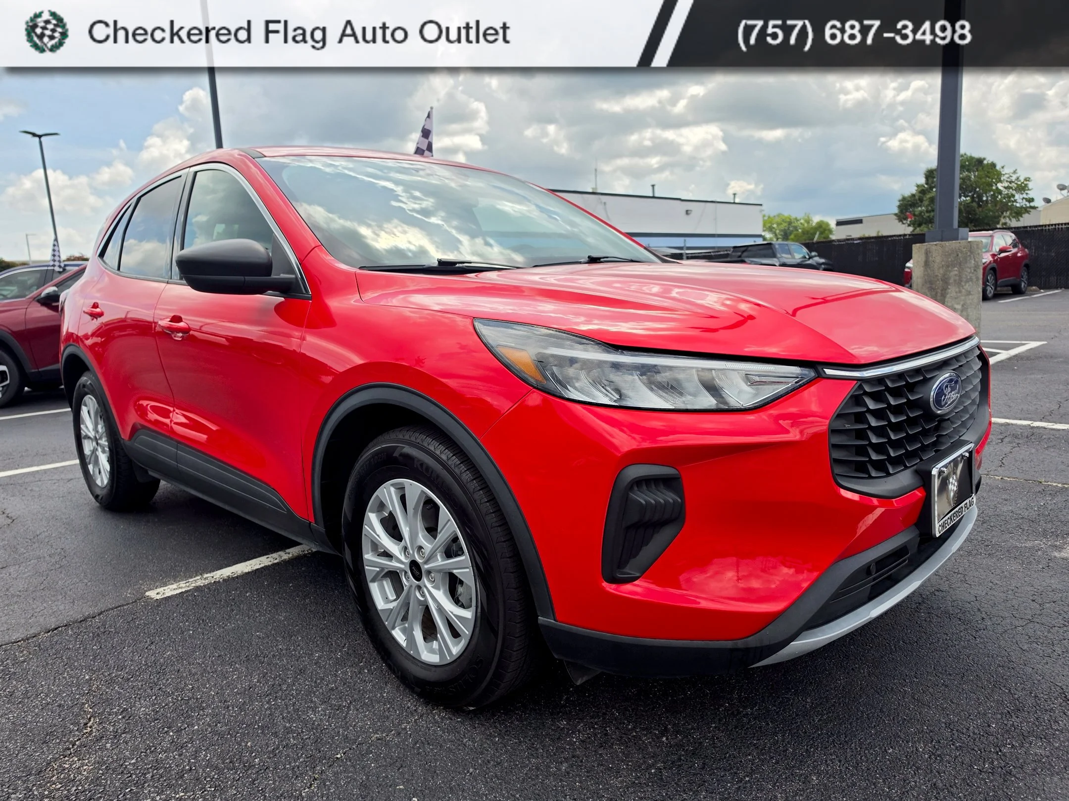 Used 2024 Race Red Ford Active image 7