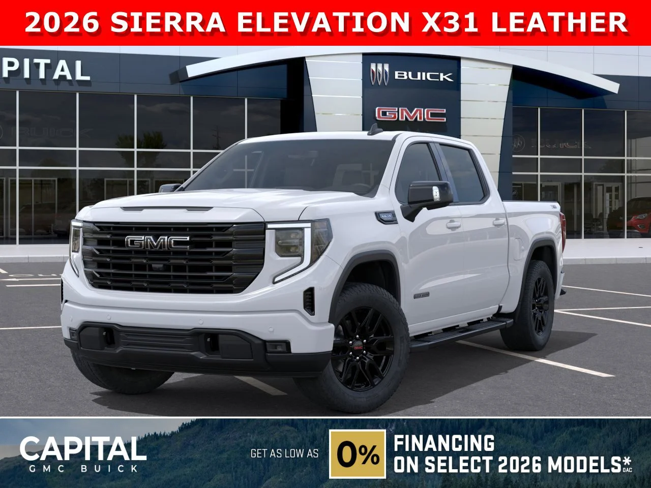 New 2026 Summit White GMC Elevation image 1