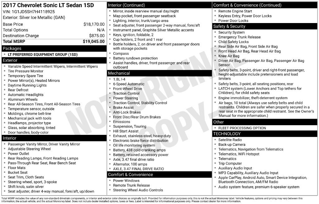 Used 2017 Silver Chevrolet LT image 3