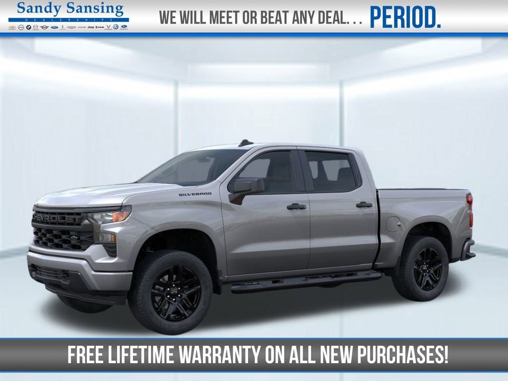 New 2026 Sterling Gray Metallic Chevrolet Custom image 1