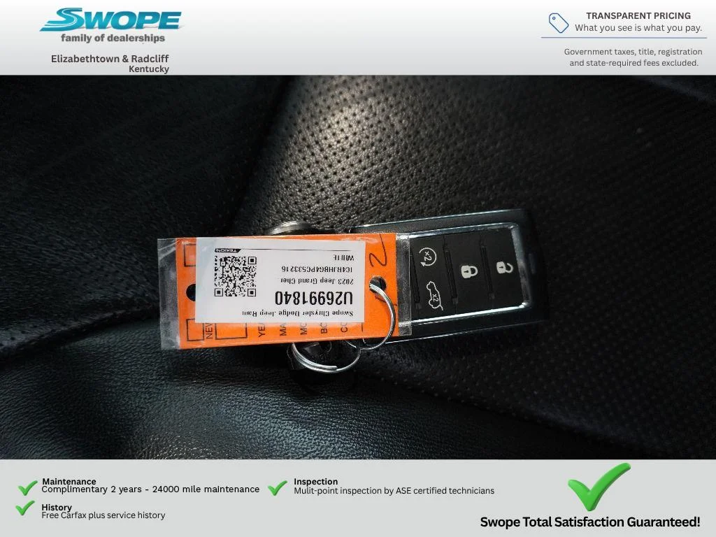 Certified Used 2023 Bright White Clearcoat Jeep Limited image 30
