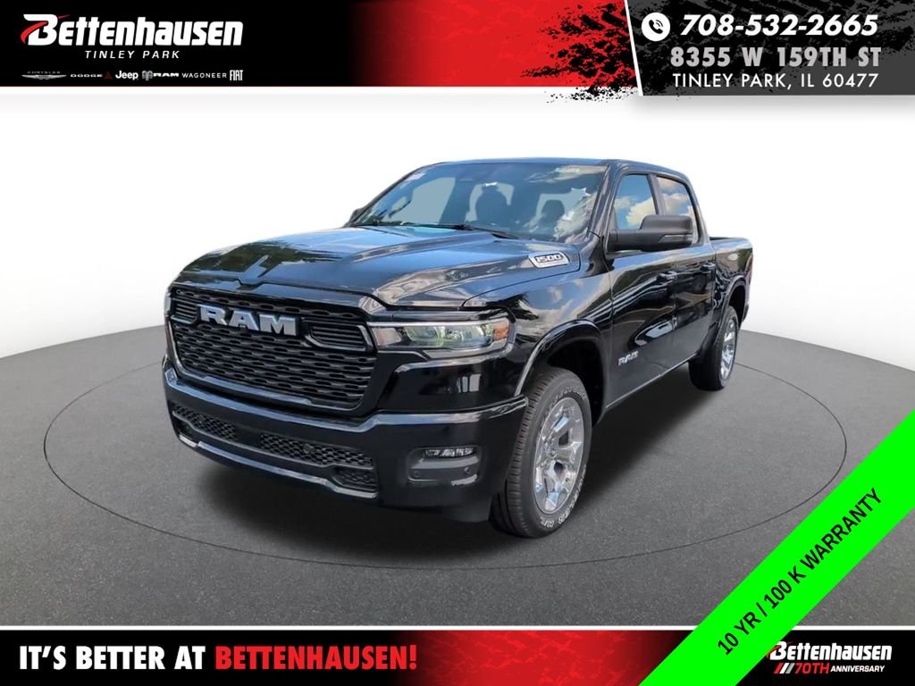 New 2026 Diamond Black Crystal Pearl-Coat Exterior Paint RAM Big Horn/Lone Star image 13